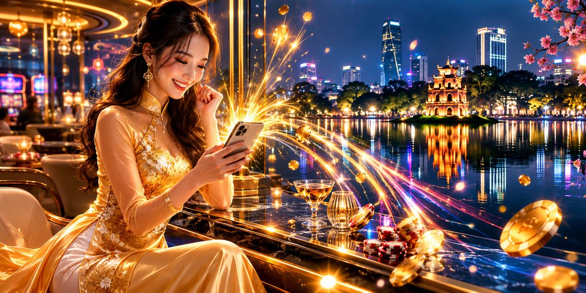 Người chơi trải nghiệm trò chơi casino trên thiết bị di động tại Hà Nội